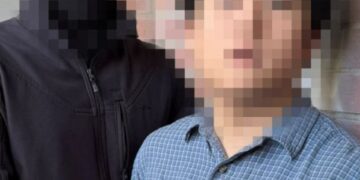 Foto de un ciudadano chino detenido en Kiev, Ucrania, por presuntamente intentar exportar documentos clasificados.