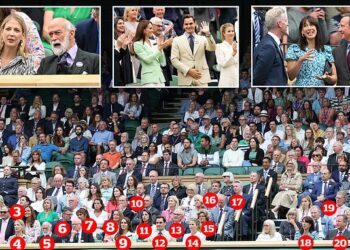 Wimbledon 2025 Royal Box Invitados
