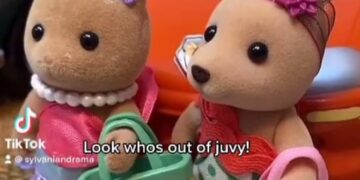 Tiktoker 'Sylvanian Drama' demandado por la empresa matriz en Copyright Row, https://www.instagram.com/sylvanianddrama/