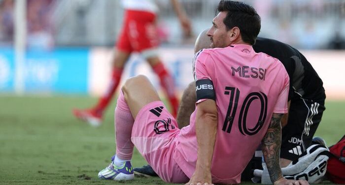 Actualización de lesiones de Lionel Messi: Último después de que el Inter Miami Star sale del partido de la Copa Ligas temprano