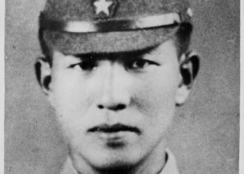 Retrato del teniente Hiroo Onoda.