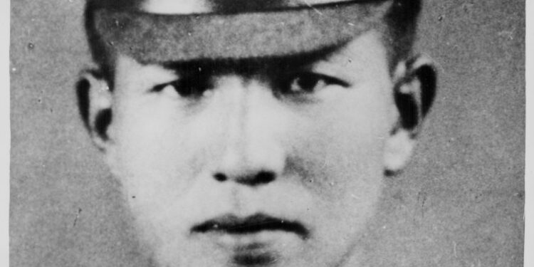 Retrato del teniente Hiroo Onoda.