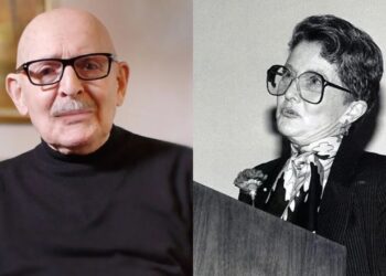 El legendario diseñador Joe Caroff esposa y familia