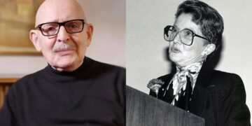 El legendario diseñador Joe Caroff esposa y familia