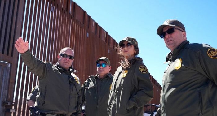 El secretario del DHS dice que la pared fronteriza del sur se pintará de negro para disuadir los cruces ilegales