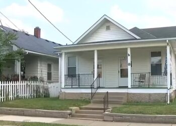 Casa donde se encontró el cuerpo de Brittany Fuhr-Storms.