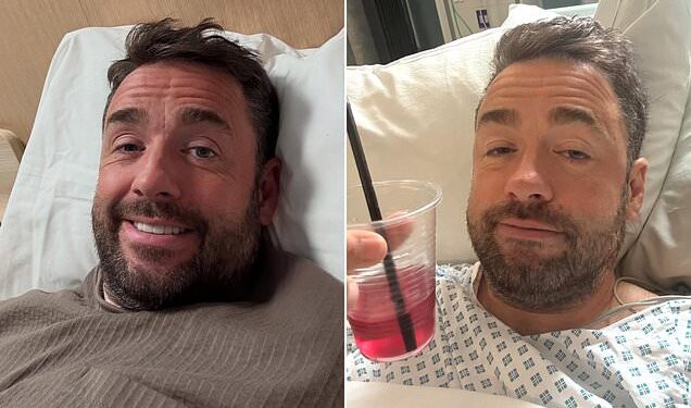 Jason Manford comparte la actualización de salud después de la cirugía de apendicitis