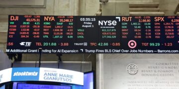 Revisión de Wall Street: Dow golpea el récord, pequeñas tapas de tapas como los pavimentados alimentados para los recortes de tarifas