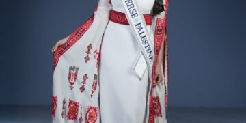 Nadeen Ayoub, Miss Universo Palestina 2025.