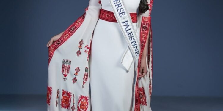 Nadeen Ayoub, Miss Universo Palestina 2025.