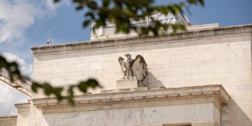 La Reserva Federal en Washington el 21 de julio de 2025. (Madalina Kilroy/The Epoch Times)