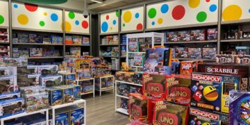 Los juguetes se ven en una tienda de Macy's en la ciudad de Nueva York el 16 de septiembre de 2021. (Vanessa O'Connell/Reuters)