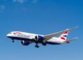 British Airways Boeing 787 Ayerplane Landing.