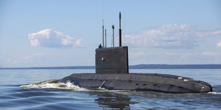 Rusia Novorossiysk Diesel-Electric Attack Submarine.
