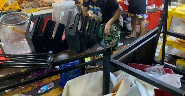 Escenas de daño y caos en las calles de Cebú después de un terremoto de magnitud 6.9.