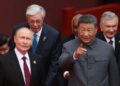 Putin y Xi Jinping con otros líderes mundiales.