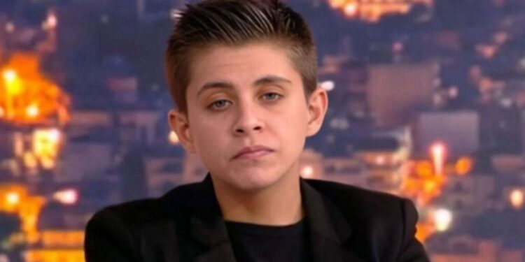 Retrato de Irini Mourtzoukou.