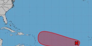 El Centro de Huracanes de los Estados Unidos aumenta las posibilidades de que se pueda formar depresión tropical en Atlantic