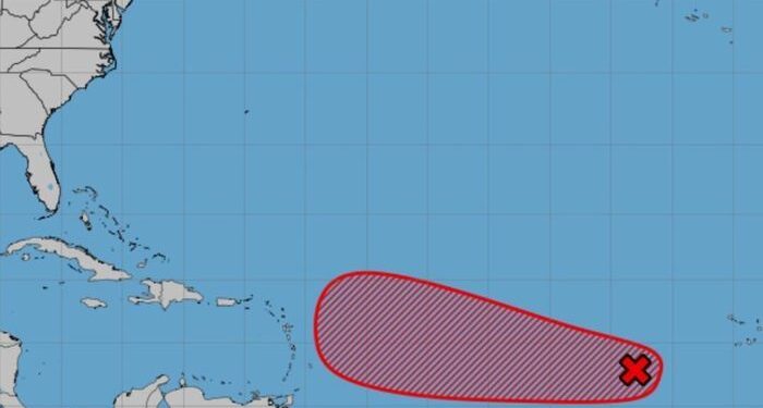 El Centro de Huracanes de los Estados Unidos aumenta las posibilidades de que se pueda formar depresión tropical en Atlantic