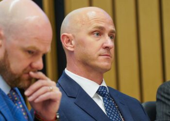 Joseph David Emerson en su audiencia de sentencia.