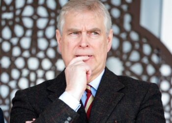 Príncipe Andrew en el Royal Windsor Horse Show.