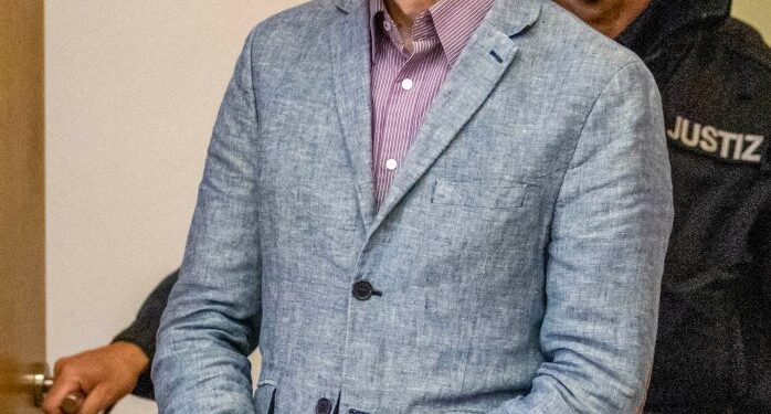 Christian Brueckner llegó a la corte en Braunschweig, Alemania.