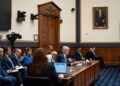 El presidente de la Reserva Federal, Jerome Powell, testifica ante el Comité de Política Monetaria de la Cámara en Washington el 12 de febrero de 2025. (Madalina Vasiliu/The Epoch Times)
