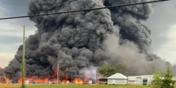 Durante días, una explosión industrial llevó a un fuego ardiendo en Roseland, Louisiana, una ciudad predominantemente negra a unas 60 millas al noreste de Baton Rouge. La causa de la explosión está bajo investigación.