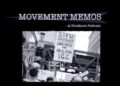 Movement Motos: un banner de podcast Truthrout con un letrero de protesta que lee Stfu sobre Chicago y abolía el hielo