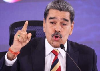 El presidente de Venezuela Nicolás Maduro habla durante una conferencia de prensa en el Hotel Melia Caracas el 1 de septiembre de 2025 en Caracas, Venezuela.