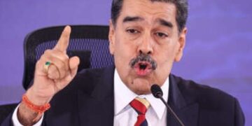 El presidente de Venezuela Nicolás Maduro habla durante una conferencia de prensa en el Hotel Melia Caracas el 1 de septiembre de 2025 en Caracas, Venezuela.