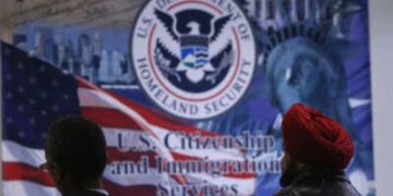 La oficina del distrito de los Servicios de Ciudadanía e Inmigración de los Estados Unidos (USCIS) en la ciudad de Nueva York.