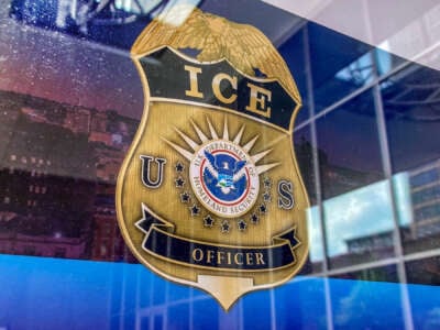 Una Oficina de Control de Inmigración y Aduanas en Baltimore, Maryland.