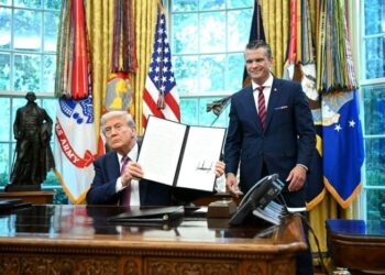 Trump firma la orden de renombro del Departamento de Defensa como Departamento de Guerra