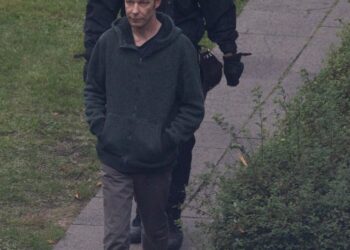 Christian Bruckner fue llevado por la policía.