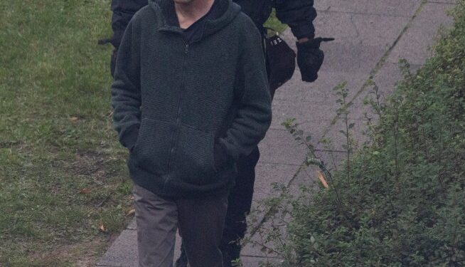 Christian Bruckner fue llevado por la policía.