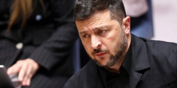 El presidente de Ucrania, Volodymyr Zelensky, asistió a una reunión ministerial del Consejo de Seguridad de las Naciones Unidas.