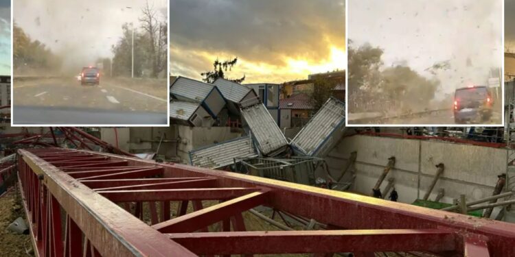 Un collage de imágenes que contiene 3 imágenes, la imagen 1 muestra un ACCIDENTE METEOROLÓGICO en FRANCIA, la imagen 2 muestra NINTCHDBPICT001032658936, la imagen 3 muestra NINTCHDBPICT001032658954