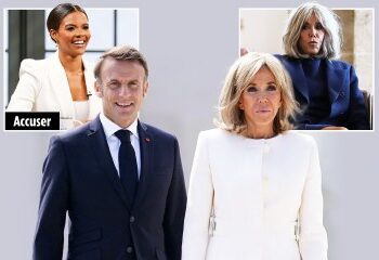 Brigitte Macron "los piratas informáticos le dieron un nombre masculino en su declaración de impuestos" mientras 10 personas enfrentan juicio por afirmaciones crueles de que no es una mujer