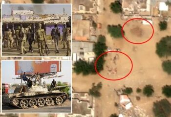 Carniceros de Sudán asaltan OTRA ciudad masacrando a "casi 500" en el hospital de Darfur después de una masacre horrorosa visible desde el espacio