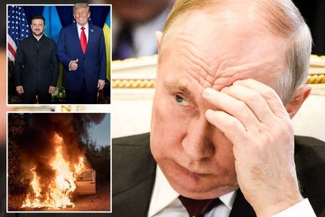 Decenas de niños aterrorizados salieron corriendo de una guardería en Ucrania en llamas BLITZADOS por drones rusos