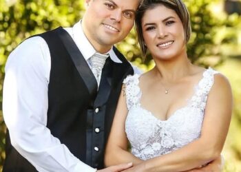 Andrea Carvalho Aita y Valter de Vargas Aita se posan en una foto sin fecha.