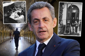 El ex presidente francés Sarkozy va a prisión flanqueado por su esposa Carla Bruni mientras comienza su sentencia de cinco años por la conspiración de Gaddafi