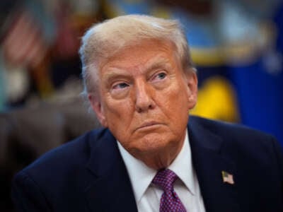 El presidente de los Estados Unidos, Donald Trump, en la Oficina Oval de la Casa Blanca.