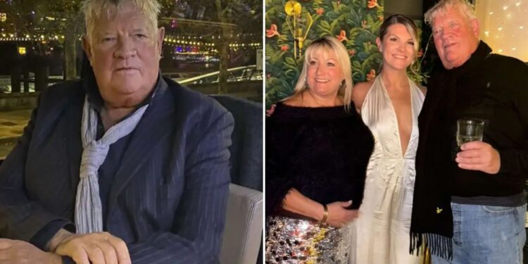 Un collage de imágenes que contiene 2 imágenes. La imagen 1 muestra que papá muere días antes de regalar a su hija en la boda de sus sueños en España. La imagen 2 muestra que papá muere días antes de regalar a su hija en la boda de sus sueños en España.