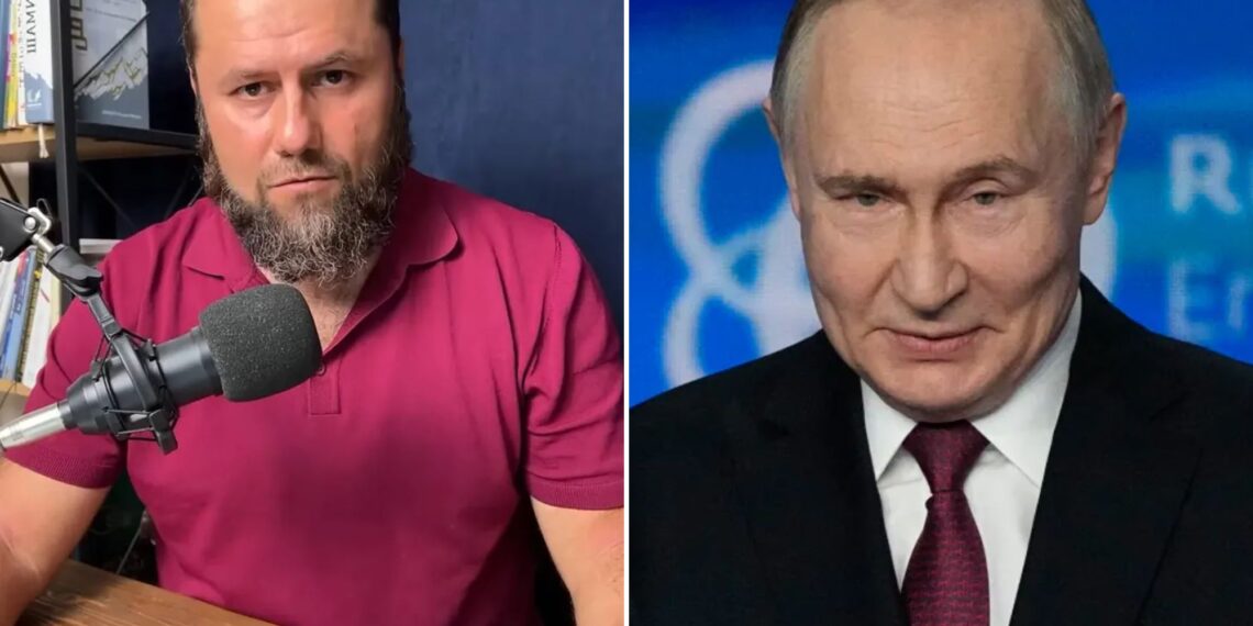 Un collage de imágenes que contiene 2 imágenes, la imagen 1 muestra a Abakar Abakarov, la imagen 2 muestra RUSIA-ECONOMÍA-ENERGÍA