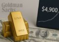 Goldman Sachs eleva la previsión del oro a 4.900 dólares gracias a las fuertes entradas de ETF y las compras de los bancos centrales