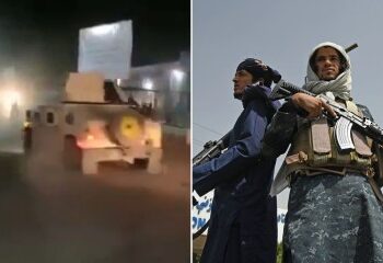 Los talibanes recuperan las ejecuciones en estadios mientras el asesino ejecutado frente a una multitud aullante después de matar a su esposa embarazada