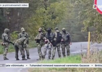 Estonia, Estado de la OTAN, cerró dramáticamente una sección de su frontera con Rusia en Saatse Saapa -o Saatse Boot- después de que se observara una repentina oleada de “grupos armados” no identificados cerca de la frontera.