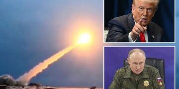 Los vídeos muestran la gigantesca presa rusa RUPTURA después de un bombardeo con aviones no tripulados en Ucrania mientras el agua brota en el último golpe al belicista Putin.